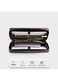 Ví Lata ( Thời trang nữ dáng cầm tay dáng dài - Ví da VN70 )