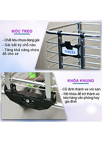 XE KÉO ĐI CHỢ HỢP KIM NHÔM SIÊU NHẸ, SIÊU BỀN NIKITA