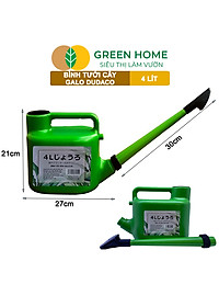 Bình Tưới Cây Vòi Sen GreenHome, Galo Dudaco, 4 Lít, 2 Chế Độ Tưới, Dễ Sử Dụng, Tháo Lắp Dễ Dàng, Độ Bền Cao