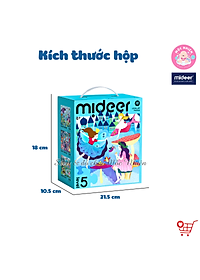 Đồ Chơi Xếp Hình Puzzle Mideer - Level 5 (03 tranh 99 - 120 và 140 mảnh ghép) - Dành cho bé từ 4 tuổi