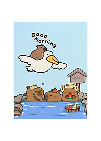 Tập Học Sinh Capybara - 4 Ô Ly - 200 Trang 80gsm - The Sun (Mẫu Bìa Giao Ngẫu Nhiên)