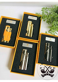 Vỏ Hột Quẹt Bật Lửa Khò 2 Tia  COB-359 Thiết Kế Đẹp Độc Lạ Lửa Khò Mạnh Mẽ - Dùng Gas Đá Cao Cấp