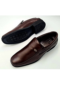 GIÀY NAM DA BÒ,QUAI CÓ GẮN KHUY CHỮ R ĐẸP MẮT