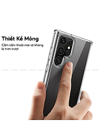 Ốp lưng chống sốc trong suốt cho Samsung Galaxy S22 / Galaxy S22 Plus Likgus Crashproof giúp chống chịu mọi va đập - hàng nhập khẩu