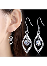 Bông Tai nữ móc xoắn tình yêu mix đã nhân tạo siêu quyến rũ