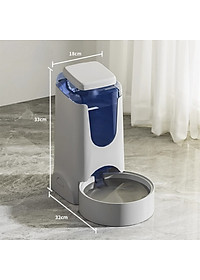 Bát Ăn Tự Động Và Bình Nước Tự Động Cho Chó Mèo Dung Tích Lớn 4L