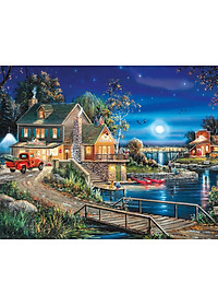 Bộ tranh xếp hình cao cấp 500 mảnh ghép Đêm Thu