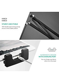 Ugreen UG50394LP142TK 4 - 12.9 Inch màu Đen Chân kẹp đa năng xoay 360 độ cho điện thoại + máy tính bảng - HÀNG CHÍNH HÃNG