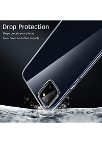 Ốp lưng dẻo silicon cho Samsung Galaxy Note 10 Lite hiệu HOTCASE Ultra Thin (siêu mỏng 0.6mm, chống trầy, chống bụi) - Hàng nhập khẩu