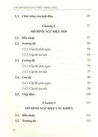 Các Mô Hình Ngữ Điệu Tiếng Việt Theo Mục Đích Giao Tiếp (Sách chuyên khảo)
