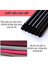 Tủ quần áo 2 buồng 6 ngăn hàng Việt Nam cao cấp - Tủ vải 170cm chất lượng cao khung Inox tĩnh chắc chắn, cứng cáp - Hàng chính hãng D Danido 