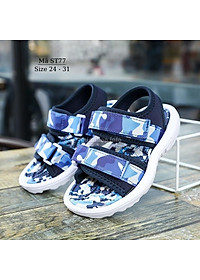 Dép quai hậu xăng đan cao cấp cho bé trai 2, 3, 4, 5, 6 tuổi quai dán thời trang siêu nhẹ chống trơn trượt phù hợp cho trẻ em đi học đi biển phong cách Hàn Quốc ST77