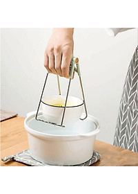 Dụng cụ kẹp gắp bát đĩa chống nóng thông minh, khay inox kẹp đồ nóng nhà bếp đa năng - GIAO MÀU NGẪU NHIÊN - Hàng Chính Hãng
