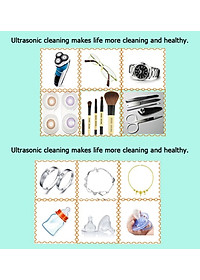 Máy rửa siêu âm GTsonic T2 – 2L, công nghệ sóng siêu âm hiện đại, làm sạch nhanh mọi vết bẩn, vết hoen ố và cặn bám trên bề mặt sản phẩm, phù hợp trang sức, mắt kính, đồng hồ, linh kiện điện tử – Hàng chính hãng