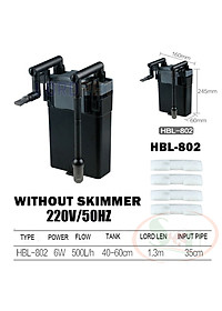 Lọc treo Sunsun HBL 801, 802, 803 hang on filter lọc bể cá tép thủy sinh