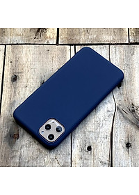 Ốp lưng dẻo mỏng màu xanh dương dành cho iPhone  11 Pro Max - Hàng chính hãng