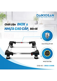 Chân Đế Máy Giặt, Kệ Máy Giặt Và Tủ Lạnh Daikiosan Có Thể Điều Chỉnh Kích Thước Phù Hợp Mọi Loại Thiết Bị - Hàng Chính Hãng