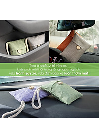 Khử mùi ô tô túi than hoạt tính lọc không khí, không hương liệu, an toàn cho sức khỏe, phụ kiện trang trí oto Tâm Luân