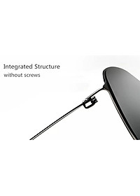 Xiaomi Xiaomi Mijia cổ điển vuông kính mát Pro khung thép không gỉ Nylon ống kính phân cực UV bảo vệ chống lại dầu vết bẩn screwless
