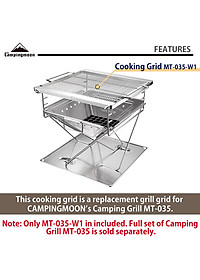 Phụ kiện vỉ lưới nướng bếp dã ngoại Campingmoon MT-035W1