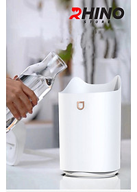 Máy phun sương tạo ẩm cỡ lớn Rhino H802 3000ml, 2 lõi phun, tích hợp đèn 7 màu, dung tích lớn cho không gian rộng - Hàng chính hãng