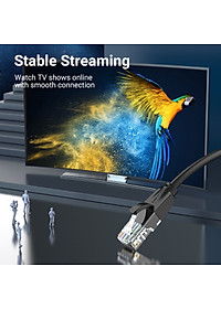 Dây cáp mạng Lan Cat6 Dẹt Vention 0.5m/1m/1.5m/ 5m tốc độ cao - Hàng chính hãng