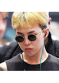 Kính xinh, Kính râm, Kính mát Mắt tròn gọng lò xo ulzzang Hàn Quốc cao cấp + tặng Tuavit Kính xinh Mini đa năng