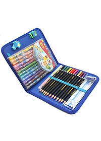 Bộ Dụng Cụ Mỹ Thuật KIT-C012 - Màu Xanh