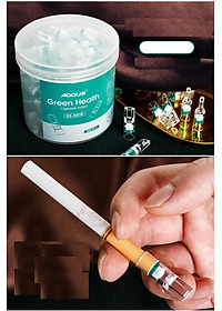 Hộp 100,200 đầu lọc thuốc cao cấp nhựa dẻo bảo vệ sức khỏe, màu giao ngẫu nhiên ( mua từ 3 hộp tặng kèm 1 hộp nhựa đựng đầu tẩu)