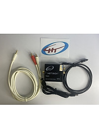 Bộ Chuyển Đổi Âm Thanh Digital NETBOX HT2,DÂY 3.5 RA 2 ĐẦU AV 5M - Hàng Chính Hãng