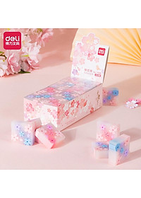 Gôm tẩy hình hoa anh đào Nhật Bản Deli -1 chiếc - dành cho học sinh - 71135 / 71136