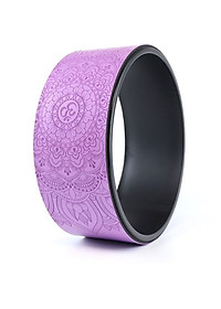 Vòng tập yoga 33 * 14 cm khung nhựa ABS chịu lực 300 kg bọc cao su Pu in hoa văn chống trơn trượt 100%