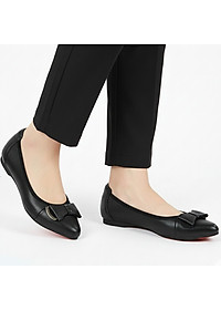 Giày Nữ Búp Bê Đế Bệt HÀ NAM Da Bò Thật Thời Trang Cao Cấp 2cm GBBN2038