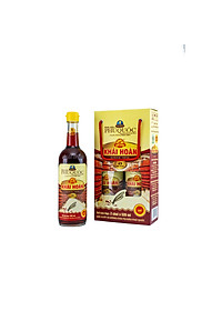 Đặc Sản Phú Quốc - Hộp 2 Chai Thủy Tinh Nước Mắm Phú Quốc Khải Hoàn 43 Độ Đạm (520Ml X 2) - Ocop 5 Sao
