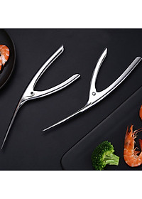 Dụng Cụ Lột Vỏ Tôm Chất Liệu Inox 304 Bền Đẹp An Toàn - Hàng Chính Hãng