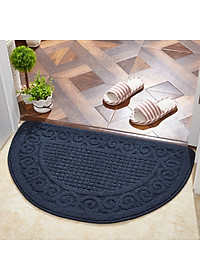 Thảm Chùi Chân Vải Hình Bán Nguyệt TOKDODO Chống Trượt Cao Cấp.