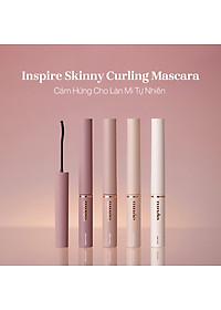Mascara Chuốt Cong Dài Dày Mi Tự Nhiên Mude Inspire Skinny Curling Mascara (3ml)