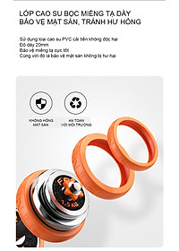 Bộ Tạ Tay Tháo Lắp 30kg Đa Năng FED730 Nhập Khẩu Chất Liệu Gang Mạ Niken