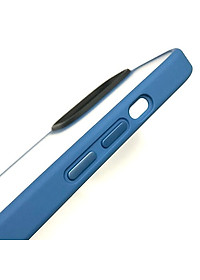 Ốp lưng cho iPhone 13 Pro Max hiệu Likgus nhám Tpu viền màu blue chống vân tay (Không ố màu) - Hàng nhập khẩu