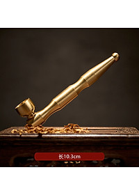 Tẩu lọc thuốc bằng đồng cao cấp, Dùng cho được cả Sợi và điếu : Lớn + Vừa + Nhỏ, có thể tháo rời và vệ sinh !