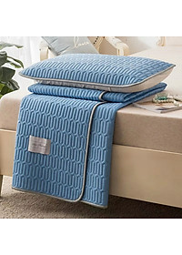 CHIẾU ĐIỀU HÒA CAO SU NON LATEX 2020 - XANH BIỂN - 1M8X2M