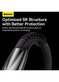 Cáp Sạc Nhanh Cho iPhone 14 Series Baseus Glimmer Series Fast Charging Data Cable Type-C to iP 20W Hàng Chính Hãng