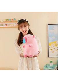 Thú nhồi bông capybara hồng chảy nước mũi đáng yêu - Size từ 35cm đến 45cm - Móc khoá gấu bông Capybara.