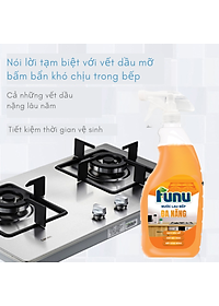 Chai xịt tẩy dầu mỡ bám bẩn nặng Funu cao cấp, làm sạch bếp gas, máy hút mùi, tường bếp, mui xe, tường gạch