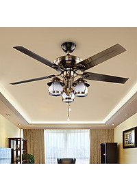 Đèn quạt trang trí COMARA 3 màu ánh sáng  - kèm bóng Led chuyên dụng