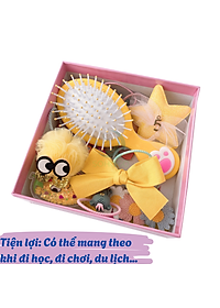 Túi Hộp Kéo 28 Chi Tiết Kẹp Tóc Dây Cột Tóc Làm Quà Tặng Dễ Thương Phụ Kiện Tóc Cho Nữ Và Bé Gái