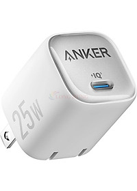 Cốc sạc Anker Zolo 1Type-C 25W PIQ 3.0 A2656 - Hàng chính hãng