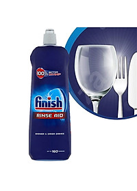 Nước làm bóng và khô chén, đĩa Finish Dishwasher Rinse Aid Shinier & Drier Dishes 800ml QT017394