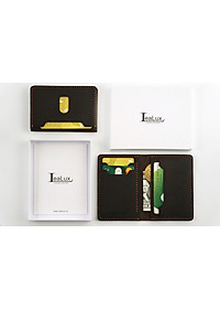 Ví Da Nam Nữ Đựng Thẻ LEALUX Mini Handmade 1