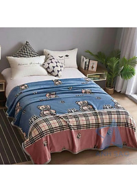 Mền lông tuyết dày dặn cao cấp kích thước đa dạng mềm mịn mùa hè, giữ ấm mùa đông dùng phòng máy lạnh dễ gấp gọn
